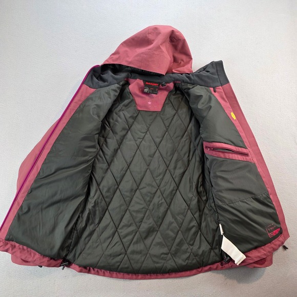 Mammut Drytech Insulated Hooded Jacket Women's XS Waterproof Windproof Coat - Picture 7 of 16